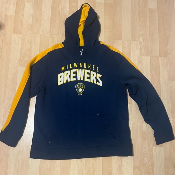 (SOLD) Milwaukee Brewers Mens XL Hoodie - Picture 1 of 3